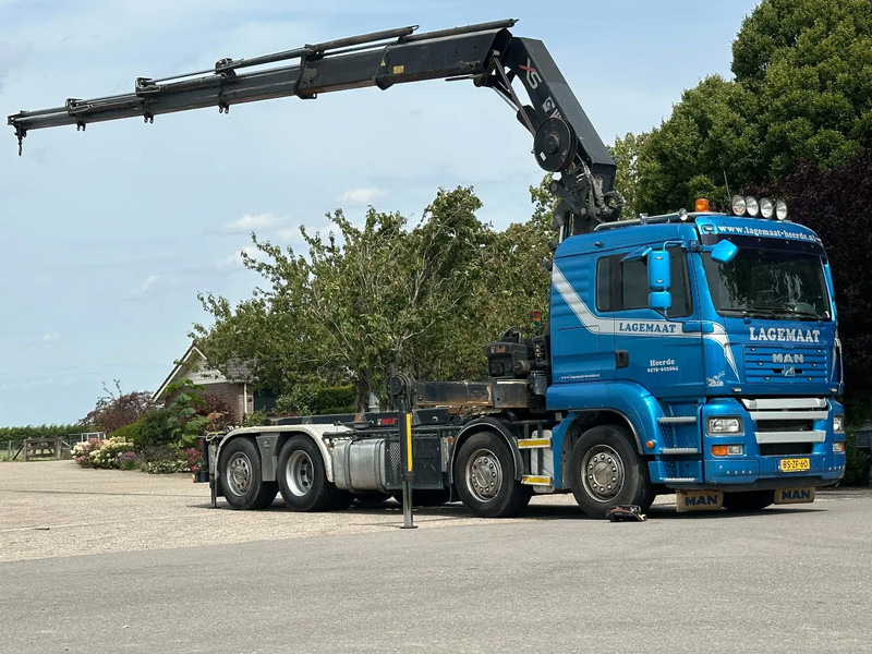 MAN TGA 35.440 8x2 HIAB 37TM!!RADIO REMOTE/CONTAINER SYSTEM! - Nákladní auto - kabelový systém, Auto s hydraulickou rukou: obrázek 1 MAN TGA 35.440 8x2 HIAB 37TM!!RADIO REMOTE/CONTAINER SYSTEM! - Nákladní auto - kabelový systém, Auto s hydraulickou rukou: obrázek 1
