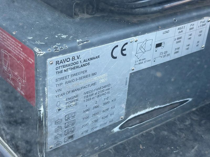 Zametací vůz Ravo 580 VEEGMACHINE/SWEEPER!!: obrázek 9 Zametací vůz Ravo 580 VEEGMACHINE/SWEEPER!!: obrázek 9