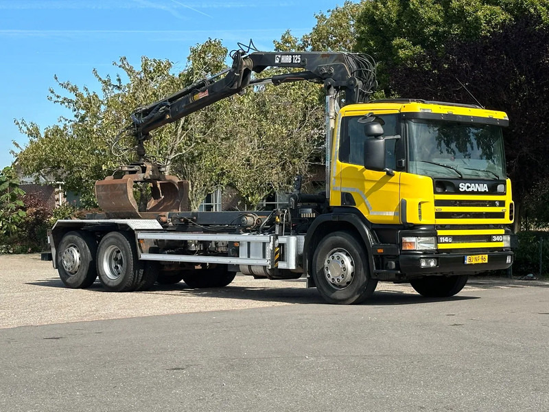 Scania R114-340 6x2 !!KRAAN/CONTAINER/KABEL!!MANUELL!! - Nákladní auto - kabelový systém, Auto s hydraulickou rukou: obrázek 4 Scania R114-340 6x2 !!KRAAN/CONTAINER/KABEL!!MANUELL!! - Nákladní auto - kabelový systém, Auto s hydraulickou rukou: obrázek 4