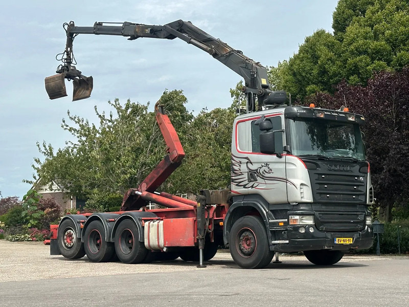 Scania R420 8x4 TRIPLE!!Z-KRAAN/HAAK!! MANUELL!!!SCHROTT/METALL!! - Hákový nosič kontejnerů, Auto s hydraulickou rukou: obrázek 1 Scania R420 8x4 TRIPLE!!Z-KRAAN/HAAK!! MANUELL!!!SCHROTT/METALL!! - Hákový nosič kontejnerů, Auto s hydraulickou rukou: obrázek 1