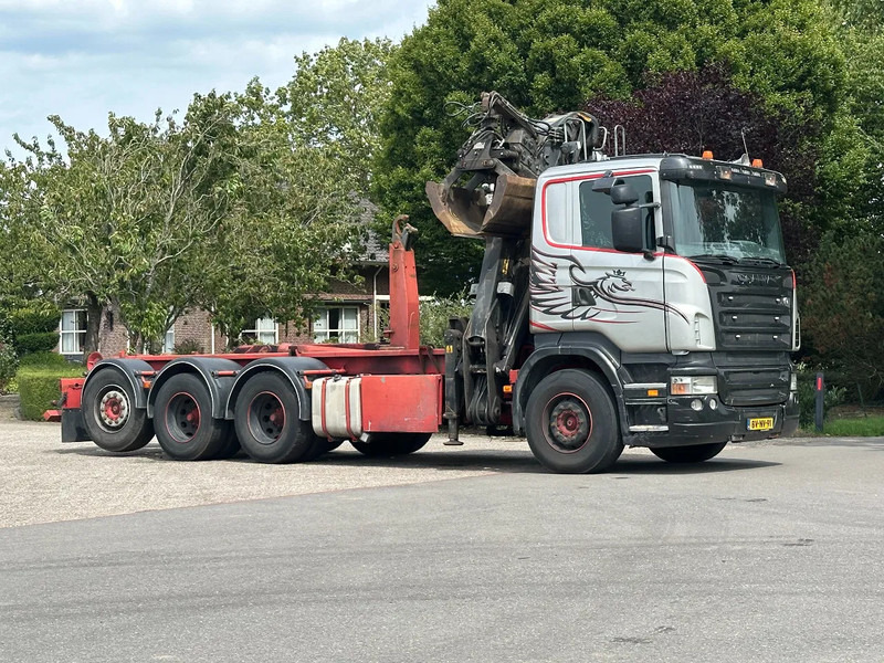 Scania R420 8x4 TRIPLE!!Z-KRAAN/HAAK!! MANUELL!!!SCHROTT/METALL!! - Hákový nosič kontejnerů, Auto s hydraulickou rukou: obrázek 4 Scania R420 8x4 TRIPLE!!Z-KRAAN/HAAK!! MANUELL!!!SCHROTT/METALL!! - Hákový nosič kontejnerů, Auto s hydraulickou rukou: obrázek 4