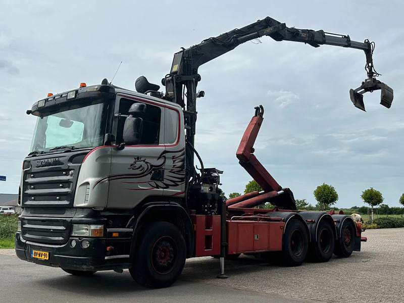Scania R420 8x4 TRIPLE!!Z-KRAAN/HAAK!! MANUELL!!!SCHROTT/METALL!! - Hákový nosič kontejnerů, Auto s hydraulickou rukou: obrázek 5 Scania R420 8x4 TRIPLE!!Z-KRAAN/HAAK!! MANUELL!!!SCHROTT/METALL!! - Hákový nosič kontejnerů, Auto s hydraulickou rukou: obrázek 5