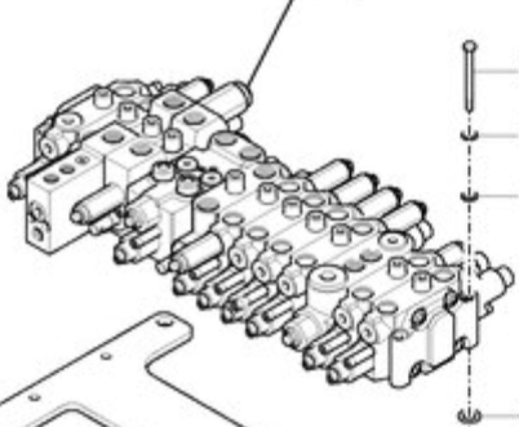 Case 31M9-18150 - 31M9-16160 - Hydraulický ventil pro Stavební technika: obrázek 2 Case 31M9-18150 - 31M9-16160 - Hydraulický ventil pro Stavební technika: obrázek 2
