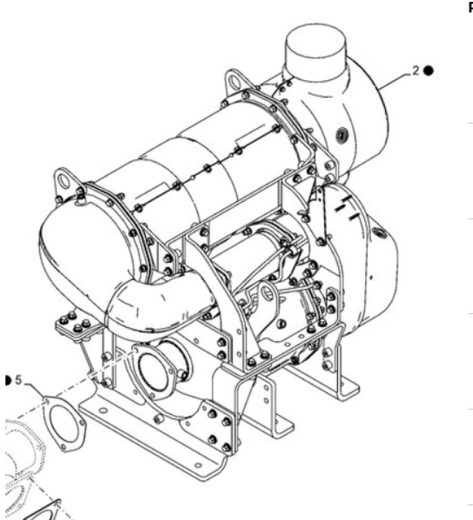 Case 51533415 - Tlumič výfuku pro Stavební technika: obrázek 1 Case 51533415 - Tlumič výfuku pro Stavební technika: obrázek 1