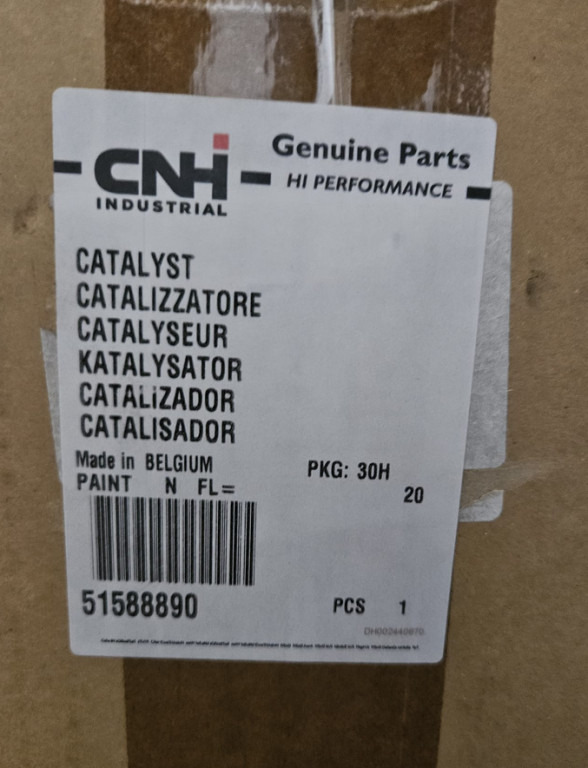 Case 51588890 - Katalyzátor výfukových plynů pro Stavební technika: obrázek 3 Case 51588890 - Katalyzátor výfukových plynů pro Stavební technika: obrázek 3