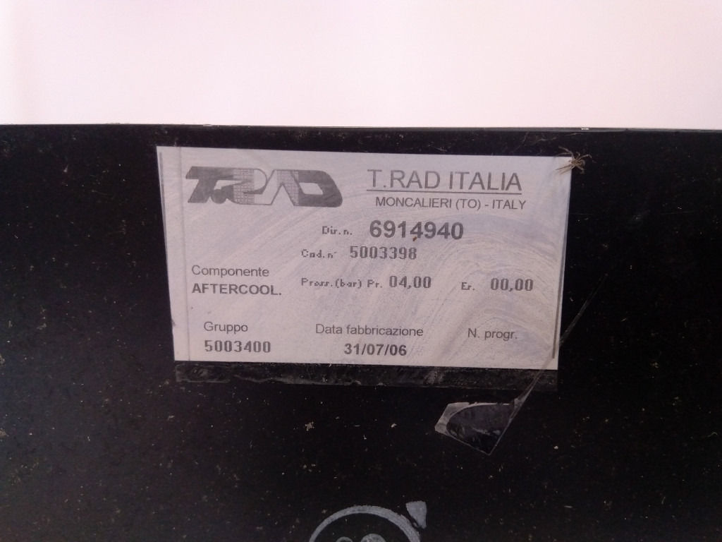 Case 6914940 - Intercooler pro Stavební technika: obrázek 4 Case 6914940 - Intercooler pro Stavební technika: obrázek 4