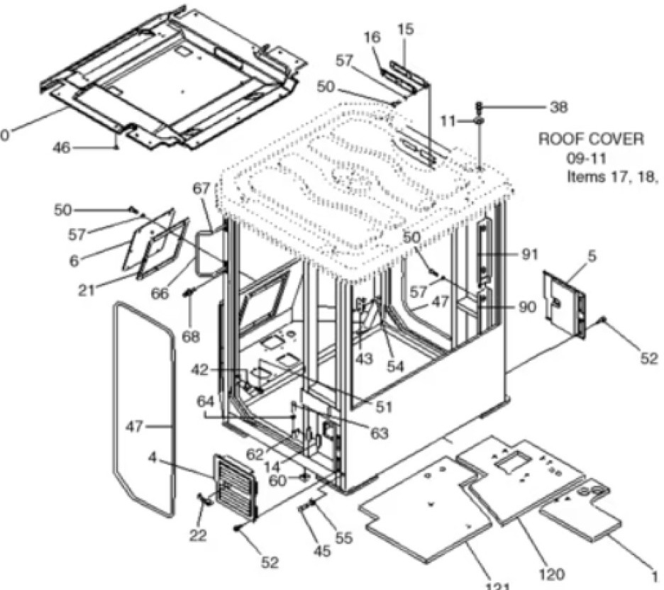 Case 72LH-35020 - Kabina pro Zemědělská technika: obrázek 1 Case 72LH-35020 - Kabina pro Zemědělská technika: obrázek 1