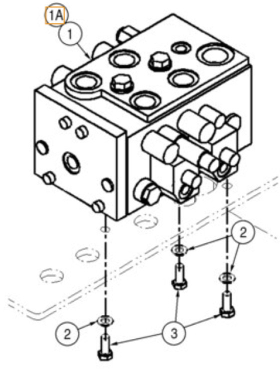 Case 87411112 - Hydraulický ventil pro Stavební technika: obrázek 2 Case 87411112 - Hydraulický ventil pro Stavební technika: obrázek 2