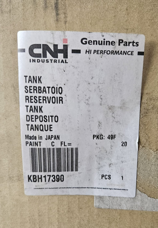 Case KBH17390 - Palivová nádrž pro Stavební technika: obrázek 2 Case KBH17390 - Palivová nádrž pro Stavební technika: obrázek 2
