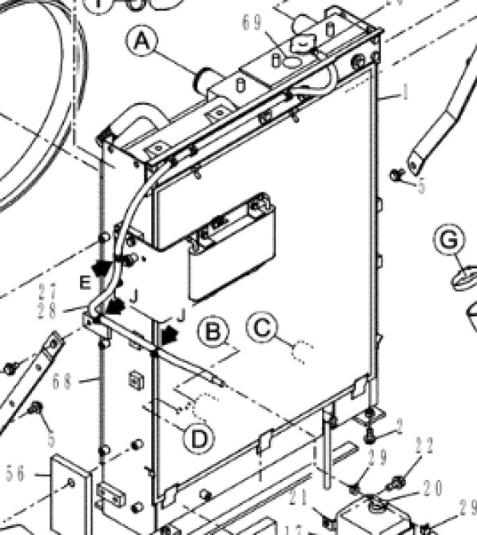 Case KNH11000 - KNH11002 - Chladící systém pro Stavební technika: obrázek 1 Case KNH11000 - KNH11002 - Chladící systém pro Stavební technika: obrázek 1