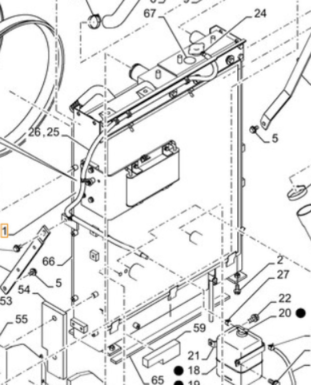 Case KNH12171 - Chladič pro Stavební technika: obrázek 1 Case KNH12171 - Chladič pro Stavební technika: obrázek 1