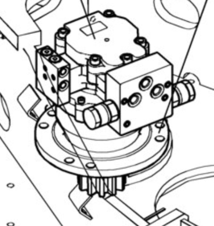 Case PY15V00012F2 - Pohon otoče pro Stavební technika: obrázek 1 Case PY15V00012F2 - Pohon otoče pro Stavební technika: obrázek 1