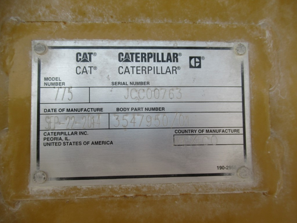 Sklápěcí nástavba Caterpillar 3547910 - 3547950: obrázek 7