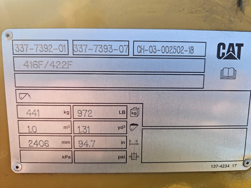 Caterpillar 4586796 - 3377393 - Nakládací lžíce: obrázek 1 Caterpillar 4586796 - 3377393 - Nakládací lžíce: obrázek 1
