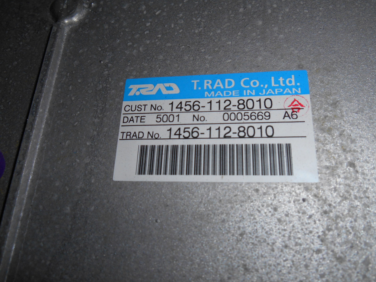 New Holland LC05P00043S003 - Intercooler pro Stavební technika: obrázek 3 New Holland LC05P00043S003 - Intercooler pro Stavební technika: obrázek 3