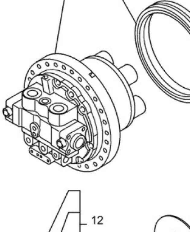 New Holland YN15V00067S017 - Hydraulický motor pro Zemědělská technika: obrázek 1 New Holland YN15V00067S017 - Hydraulický motor pro Zemědělská technika: obrázek 1