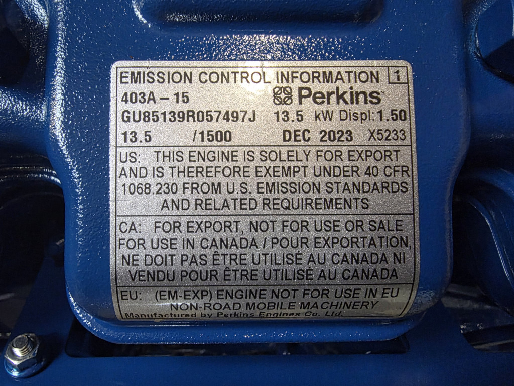 Perkins 403A-15 - C1.1 - Motor pro Stavební technika: obrázek 2 Perkins 403A-15 - C1.1 - Motor pro Stavební technika: obrázek 2