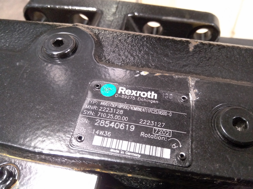 Rexroth A4VG175EP1BP000/40MRNE4T11FC2S7AS00-0 - 2223127 - Hydraulické čerpadlo pro Stavební technika: obrázek 4 Rexroth A4VG175EP1BP000/40MRNE4T11FC2S7AS00-0 - 2223127 - Hydraulické čerpadlo pro Stavební technika: obrázek 4
