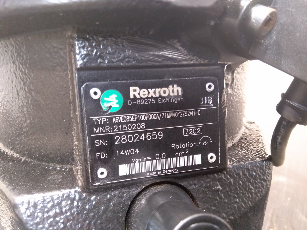 Rexroth A6VE085EP100P00A/71MWV0Y2Z92AH-0 - - Hydraulický motor pro Stavební technika: obrázek 2 Rexroth A6VE085EP100P00A/71MWV0Y2Z92AH-0 - - Hydraulický motor pro Stavební technika: obrázek 2