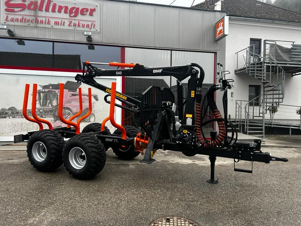 BMF BMF 7T1 mit BMF 540 Kran - Vyvážecí přívěs: obrázek 1 BMF BMF 7T1 mit BMF 540 Kran - Vyvážecí přívěs: obrázek 1