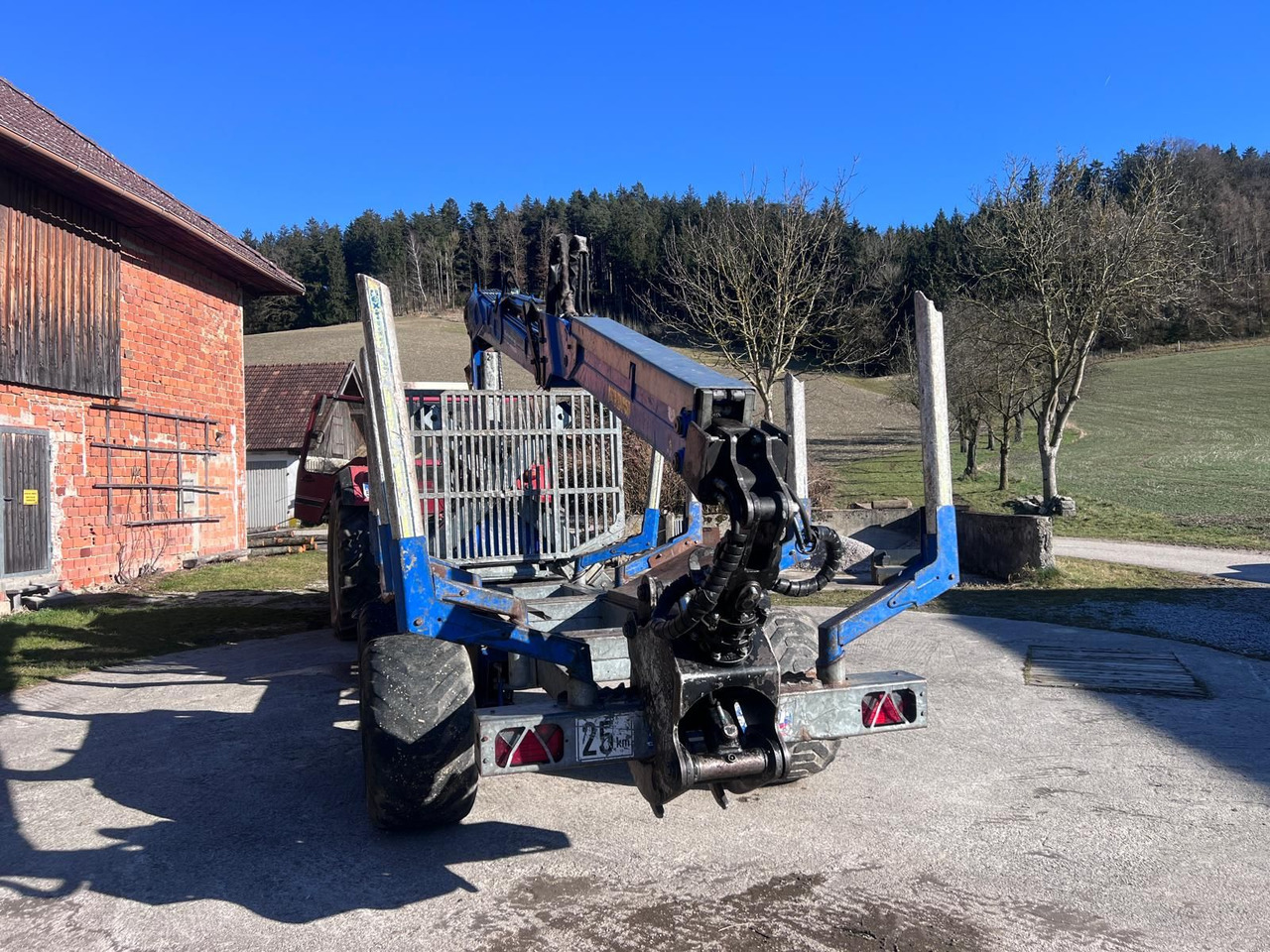 Binderberger RW14 mit Penz BP 8000L Kran - Vyvážecí přívěs: obrázek 3 Binderberger RW14 mit Penz BP 8000L Kran - Vyvážecí přívěs: obrázek 3