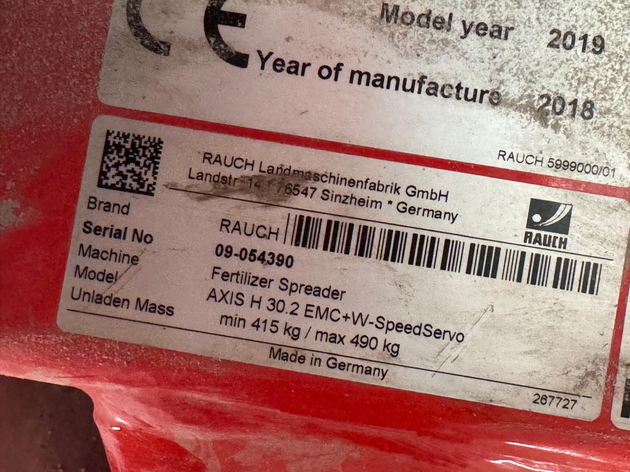 Rauch AXIS H 30.2 EMC + W - SpeedServo - Rozmetadlo hnoje: obrázek 3 Rauch AXIS H 30.2 EMC + W - SpeedServo - Rozmetadlo hnoje: obrázek 3
