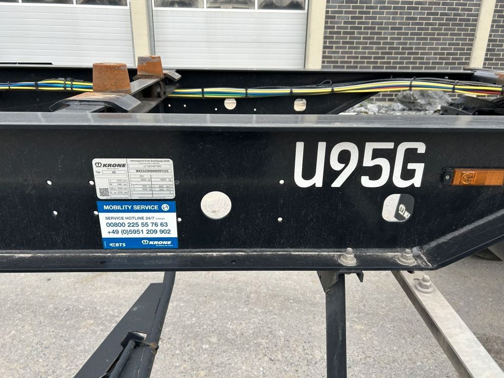 Krone 2 Achswechselfahrgestell, Typ: AZW 18 eL3B9 - Kontejnerovy přívěs/ Výměnná nástavba: obrázek 3 Krone 2 Achswechselfahrgestell, Typ: AZW 18 eL3B9 - Kontejnerovy přívěs/ Výměnná nástavba: obrázek 3