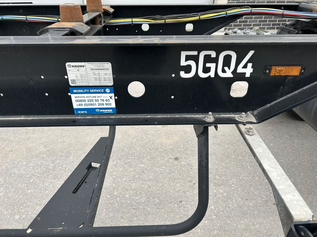 Krone 2 Achswechselfahrgestell, Typ: MAXI AZW 18 eL3B7 - Kontejnerovy přívěs/ Výměnná nástavba: obrázek 2 Krone 2 Achswechselfahrgestell, Typ: MAXI AZW 18 eL3B7 - Kontejnerovy přívěs/ Výměnná nástavba: obrázek 2