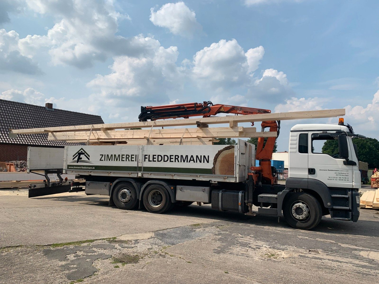 MAN TGS26400-6x2 LL/ TEREX 165 - EA3 - Nákladní automobil valníkový/ Plošinový, Auto s hydraulickou rukou: obrázek 1 MAN TGS26400-6x2 LL/ TEREX 165 - EA3 - Nákladní automobil valníkový/ Plošinový, Auto s hydraulickou rukou: obrázek 1