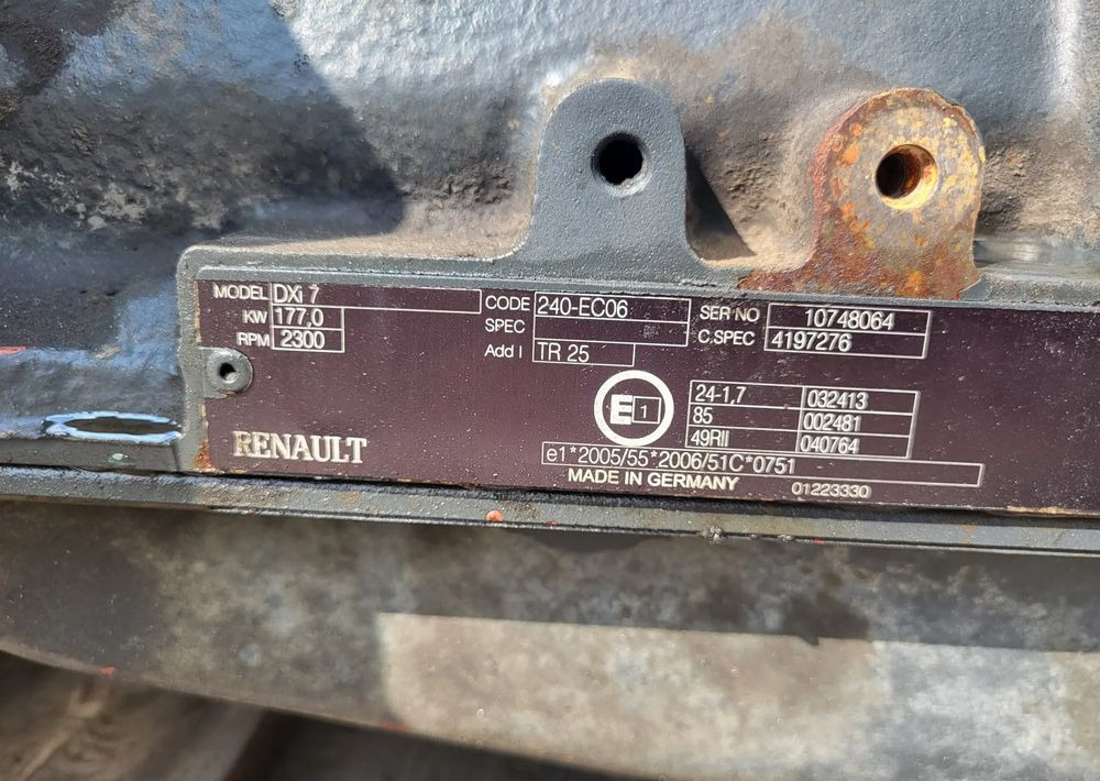 Motor pro Nákladní auto wał korbowy RENAULT DXi VOLVO: obrázek 1