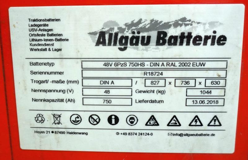 ALLGÄU BATTERIE 48 Volt 6 PzS 750 Ah - Akumulátor: obrázek 5 ALLGÄU BATTERIE 48 Volt 6 PzS 750 Ah - Akumulátor: obrázek 5