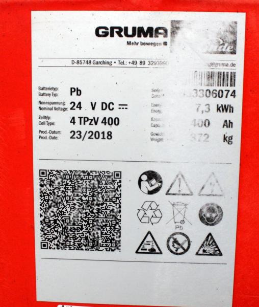 GRUMA 24 Volt 4 PzV 400 Ah - Akumulátor: obrázek 5 GRUMA 24 Volt 4 PzV 400 Ah - Akumulátor: obrázek 5
