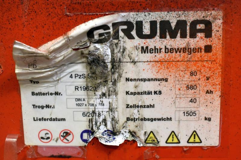 GRUMA 80 Volt 4 PzS 580 Ah - Akumulátor: obrázek 5 GRUMA 80 Volt 4 PzS 580 Ah - Akumulátor: obrázek 5