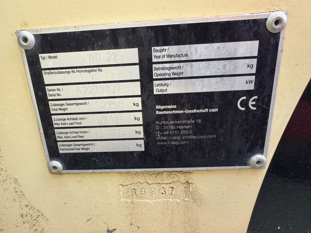 Ingersoll Rand DD22 - Silniční válec: obrázek 5 Ingersoll Rand DD22 - Silniční válec: obrázek 5
