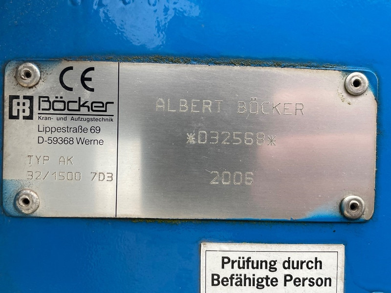 Böcker AK 32/1500 - Univerzální autojeřáb: obrázek 3 Böcker AK 32/1500 - Univerzální autojeřáb: obrázek 3