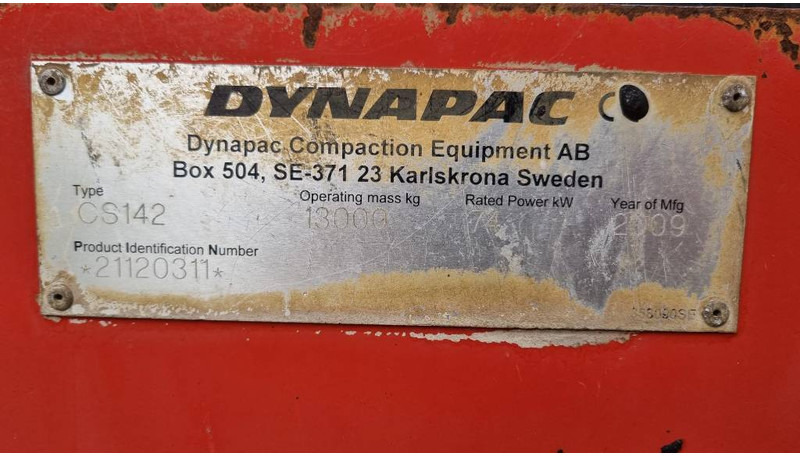 Válec Dynapac CS142, Vält: obrázek 14