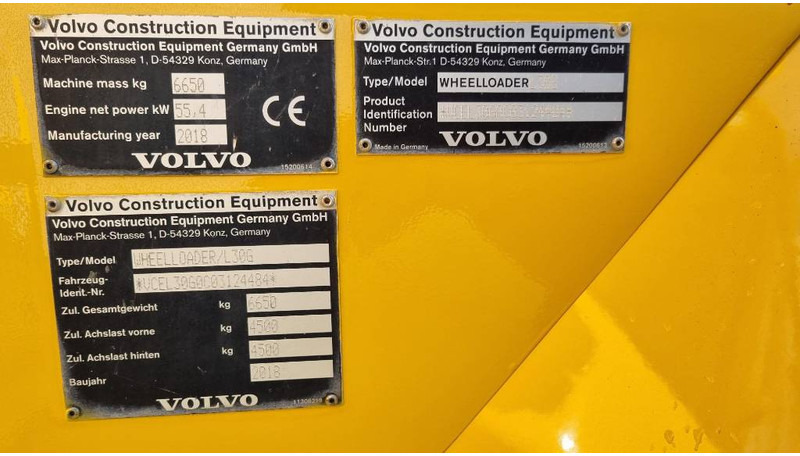Kolový nakladač Volvo L30 G, Hullastare: obrázek 13
