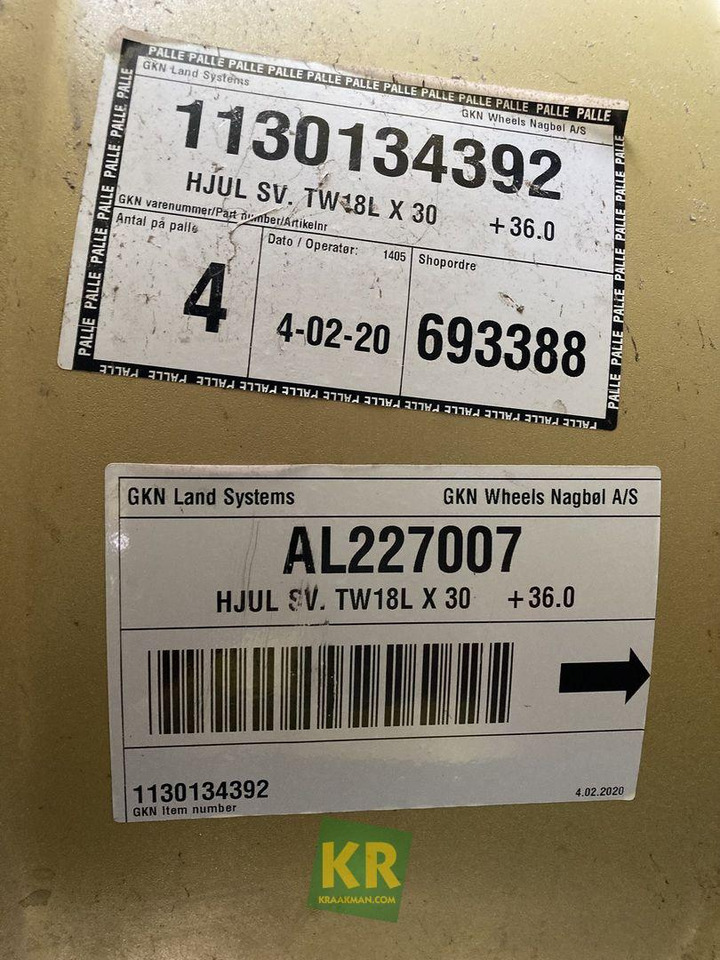 18 X 30 velg John Deere - Kompletní kolo pro Zemědělská technika: obrázek 2 18 X 30 velg John Deere - Kompletní kolo pro Zemědělská technika: obrázek 2