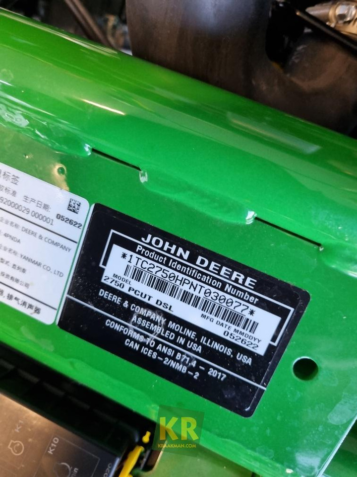 2750 precisioncut Greenmaaier John Deere - Sekačka na trávu: obrázek 3 2750 precisioncut Greenmaaier John Deere - Sekačka na trávu: obrázek 3