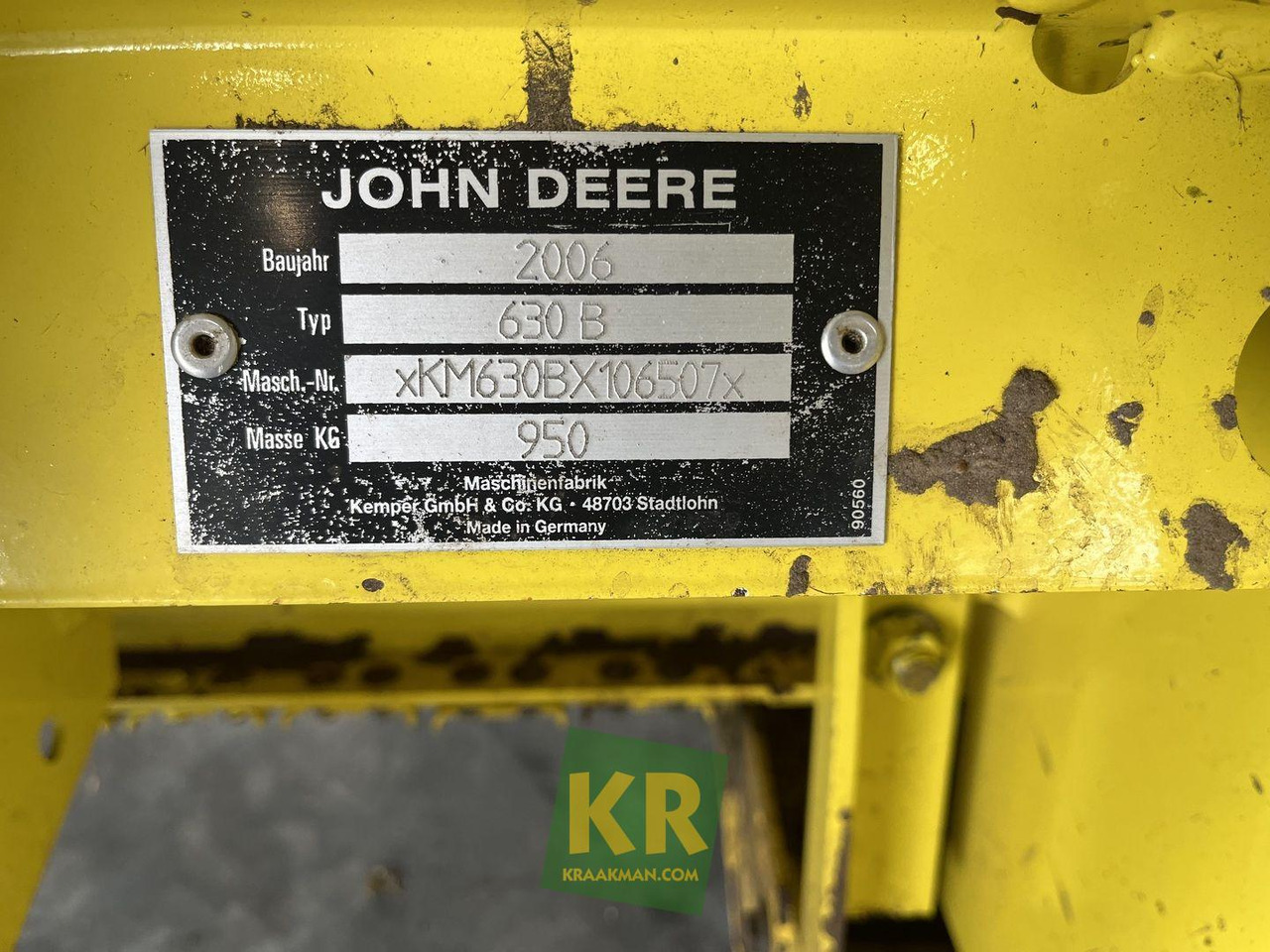 630B John Deere - Příslušenství pro sklízecí řezačky: obrázek 5 630B John Deere - Příslušenství pro sklízecí řezačky: obrázek 5