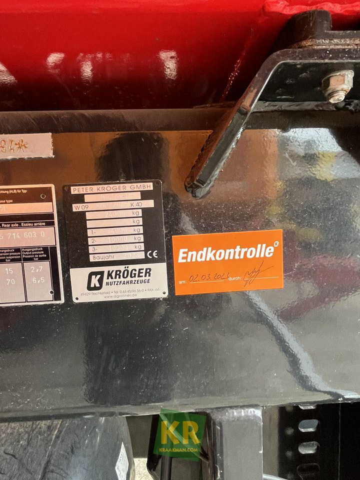 Kröger Overig - Zemědělský sklápěcí přívěs: obrázek 4 Kröger Overig - Zemědělský sklápěcí přívěs: obrázek 4