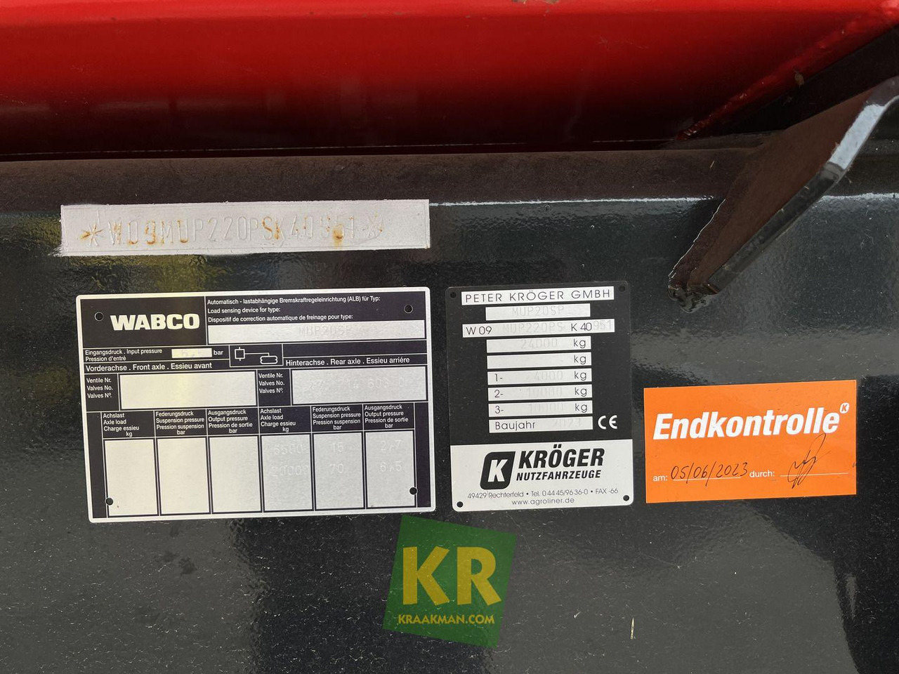 Kröger Overig - Zemědělský sklápěcí přívěs: obrázek 3 Kröger Overig - Zemědělský sklápěcí přívěs: obrázek 3