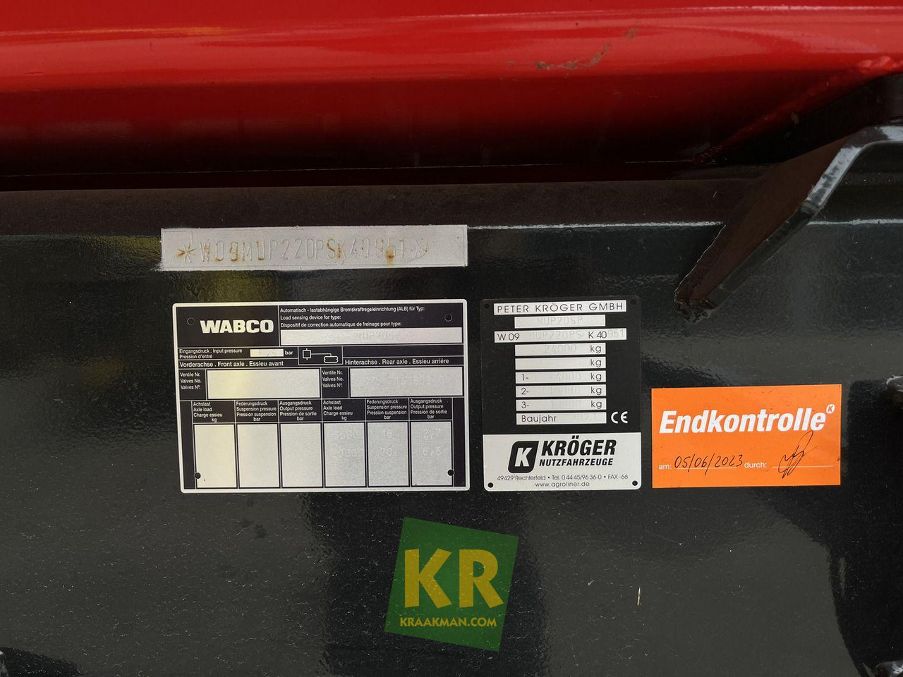 Kröger Overig - Zemědělský sklápěcí přívěs: obrázek 2 Kröger Overig - Zemědělský sklápěcí přívěs: obrázek 2