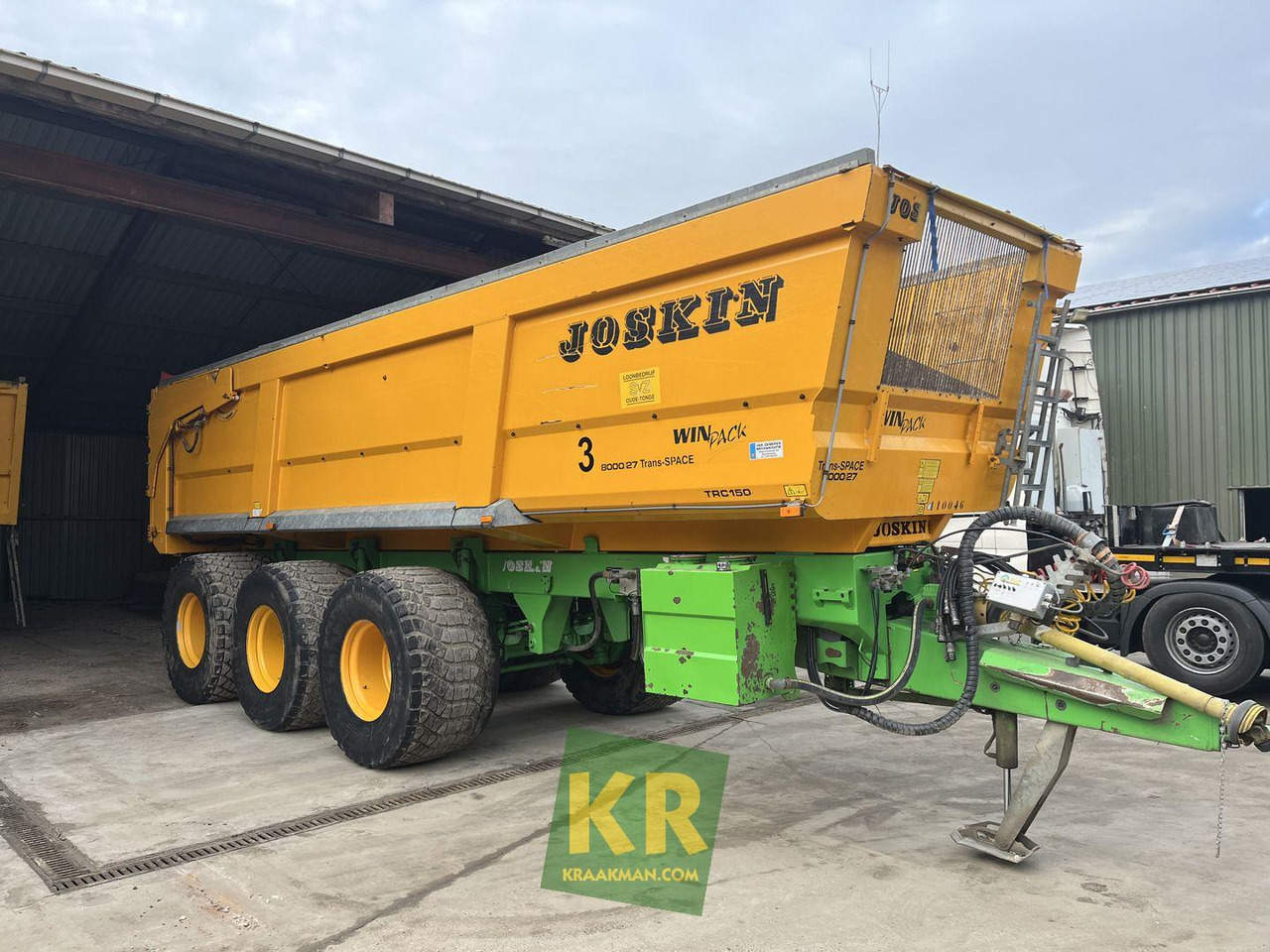 TP 8000/27 Joskin - Zemědělský sklápěcí přívěs: obrázek 1 TP 8000/27 Joskin - Zemědělský sklápěcí přívěs: obrázek 1