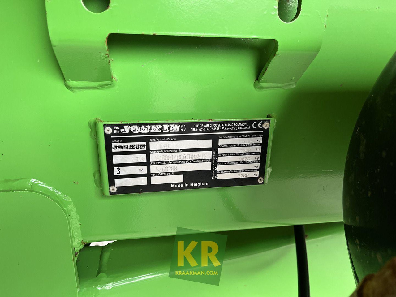 Trans-Cap 6000/17 Joskin - Zemědělský sklápěcí přívěs: obrázek 2 Trans-Cap 6000/17 Joskin - Zemědělský sklápěcí přívěs: obrázek 2