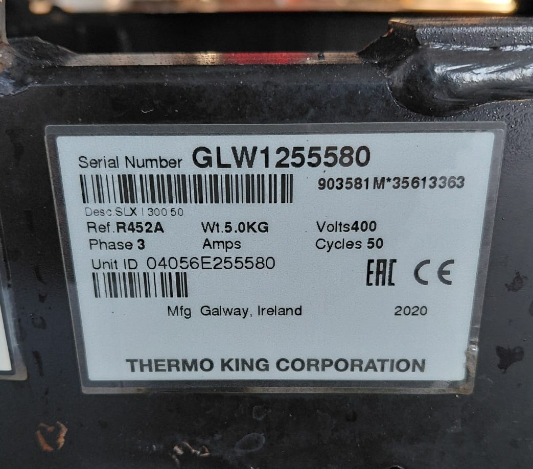 Thermo King SLX300 I -S/N : GLW1255580 - Chladicí zařízení: obrázek 2 Thermo King SLX300 I -S/N : GLW1255580 - Chladicí zařízení: obrázek 2