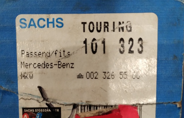 AMORTYZATOR TYLNI 101323 SACHS 0023265500 MERCEDES SK MK NG - Tlumiče: obrázek 2 AMORTYZATOR TYLNI 101323 SACHS 0023265500 MERCEDES SK MK NG - Tlumiče: obrázek 2