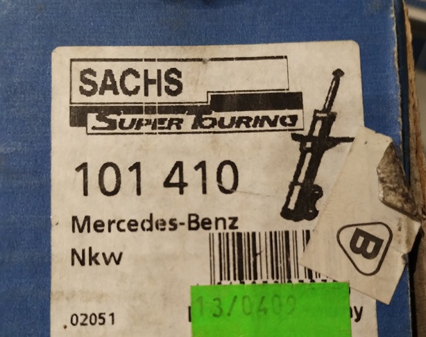 AMORTYZATOR TYLNI 101410 SACHS 0053262000 MERCEDES MK NG SK 1729 1748 1838 1844 2038 - Tlumiče: obrázek 2 AMORTYZATOR TYLNI 101410 SACHS 0053262000 MERCEDES MK NG SK 1729 1748 1838 1844 2038 - Tlumiče: obrázek 2