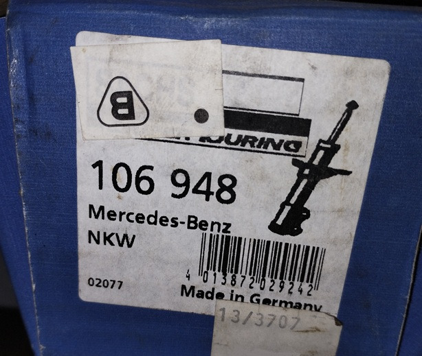 AMORTYZATOR TYLNI 106948 SACHS MERCEDES NG 3813260200 1213 1217 1417 1422 1619 1624 - Tlumiče: obrázek 2 AMORTYZATOR TYLNI 106948 SACHS MERCEDES NG 3813260200 1213 1217 1417 1422 1619 1624 - Tlumiče: obrázek 2