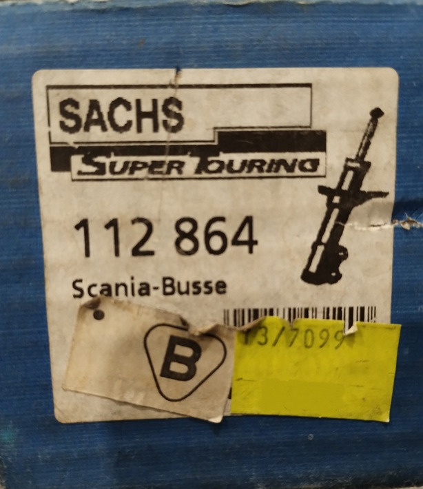 AMORTYZATOR TYLNI SCANIA 3 93 113 112864 SACHS - Tlumiče: obrázek 2 AMORTYZATOR TYLNI SCANIA 3 93 113 112864 SACHS - Tlumiče: obrázek 2